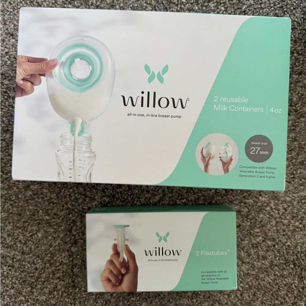 W*llow reusable container and flange